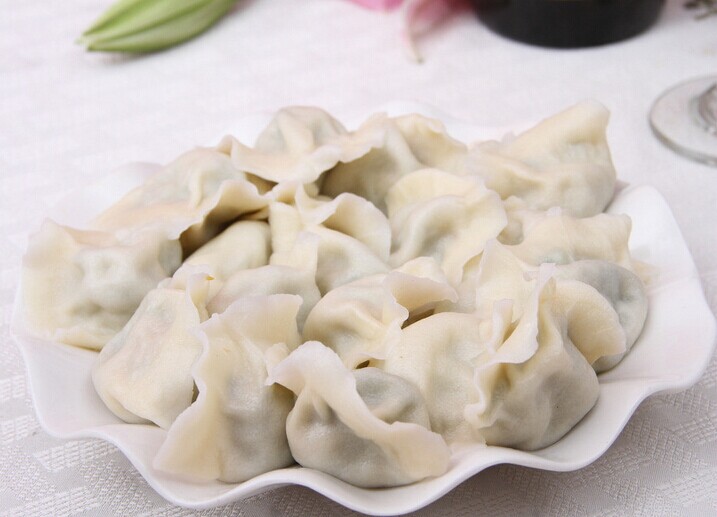 剥皮辣椒水饺