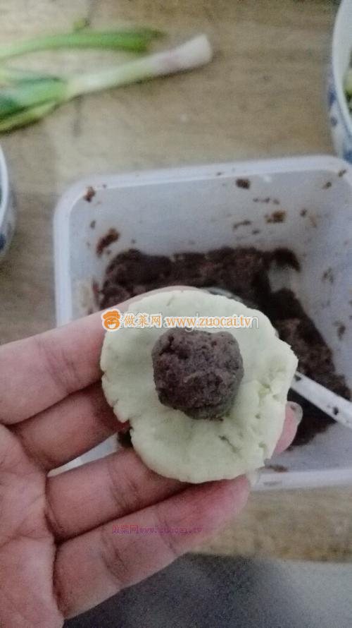 红薯豆沙糯米滋的做法