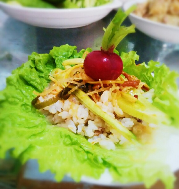 土豆泥包饭