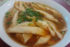 鸡汤豆腐串的做法