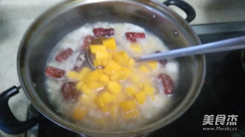 木瓜麦片粥的做法