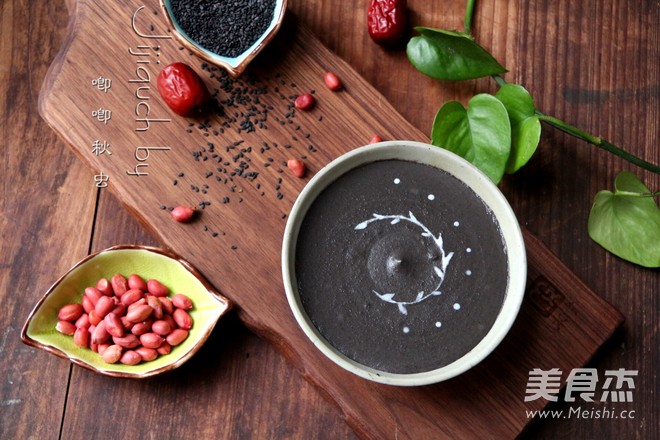 健脑补肾之核桃黑芝麻糊的做法