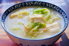 白菜豆腐汤,白菜豆腐汤的做法