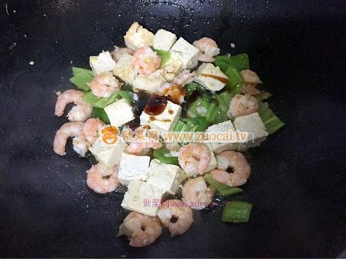 虾仁豆腐的做法