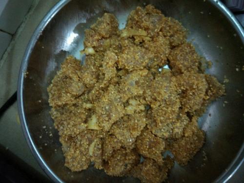 粉蒸鸡肉的做法