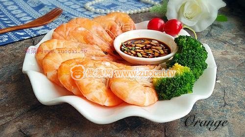 白灼虾的做法