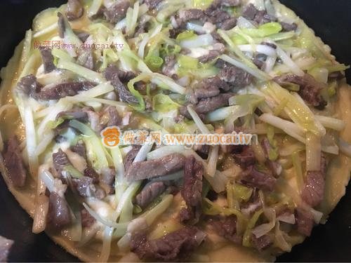 牛肉韭黄煎饼的做法
