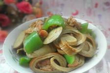 青椒炒素鸡