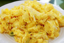 蓖麻油炒鸡蛋