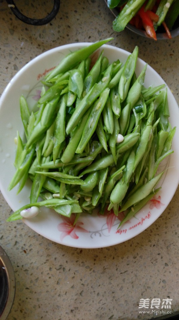 四季豆炒肉丝的做法
