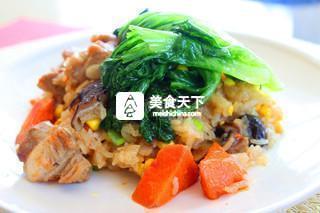 香菇排骨糯米饭的做法步骤：12