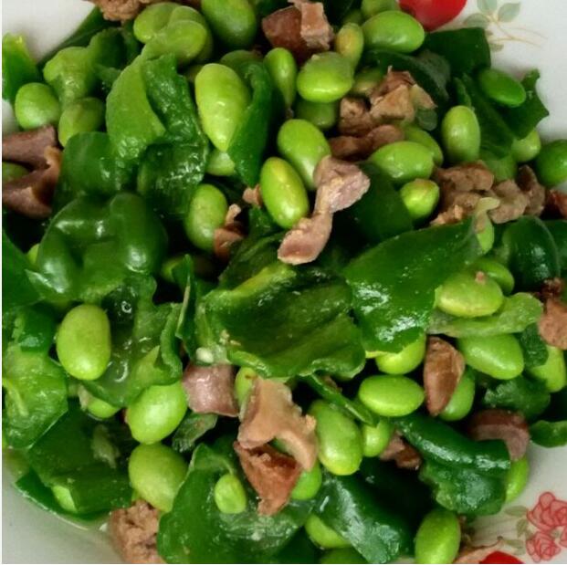 鸡杂炒毛豆怎么做？