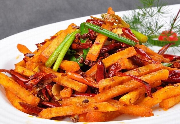 干煸土豆丝，干煸土豆丝的做法