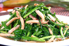 鱿鱼炒韭菜
