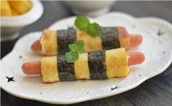 美味早餐——吐司热狗