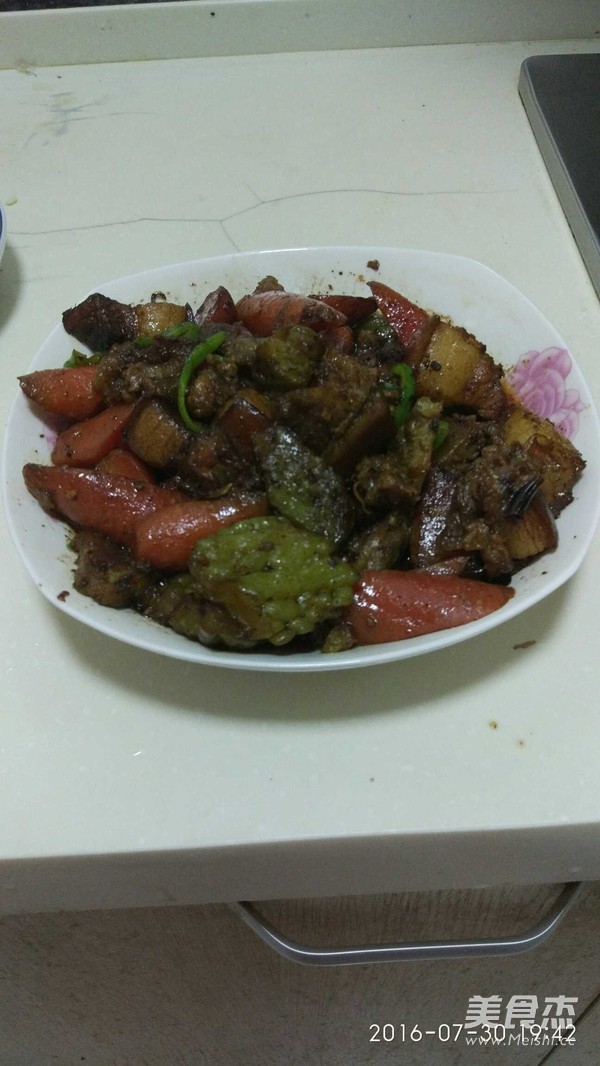 苦瓜红烧肉的做法