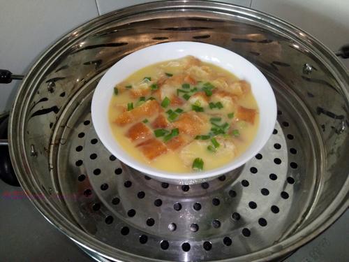 油条蒸鸡蛋的做法