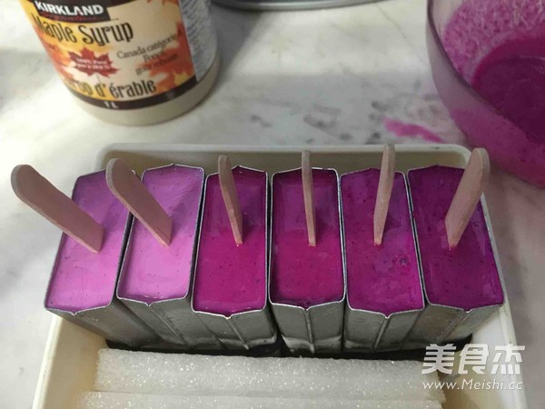 #苏泊尔季度奖#火龙果酸奶雪糕的做法