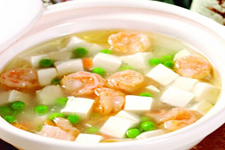 虾仁豆腐