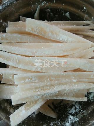 炸藕条的做法步骤：1