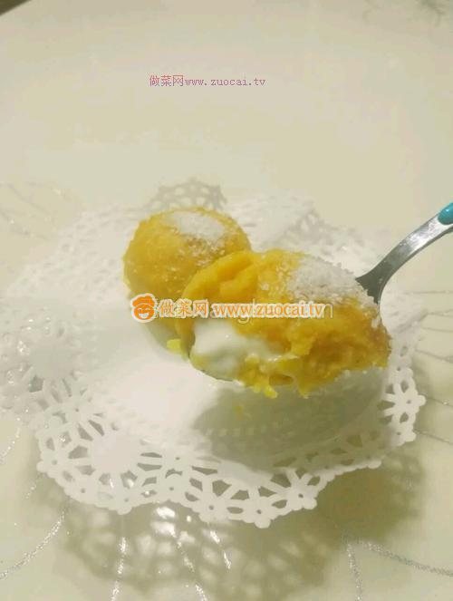 糖心球（红薯酸奶）的做法