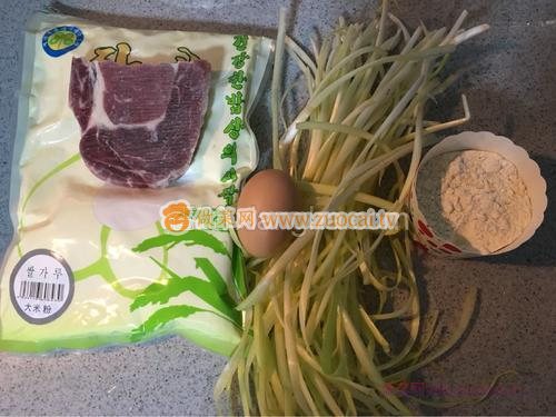 牛肉韭黄煎饼的做法