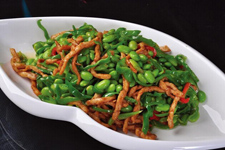 青椒炒豆腐干
