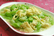丝瓜炒蛋