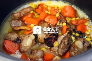 香菇排骨糯米饭的做法步骤：8