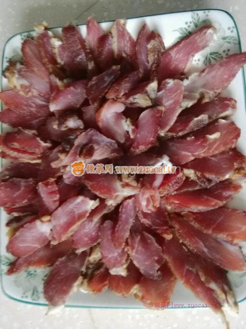 青蒜炒(瘦)腊肉的做法