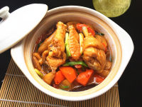胡萝卜杏鲍菇烧土鸡的做法步骤16