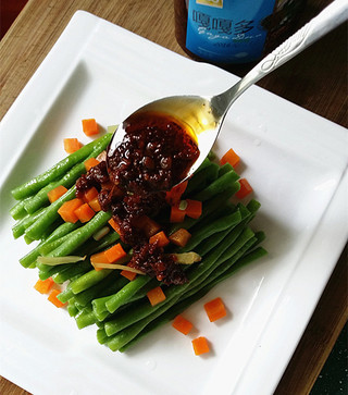 嘎嘎多牦牛肉酱豇豆的做法步骤：10