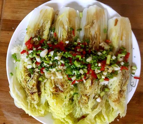 蒜蓉粉丝蒸娃娃菜的做法