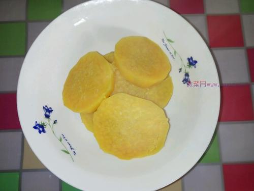 奶香红薯饼的做法
