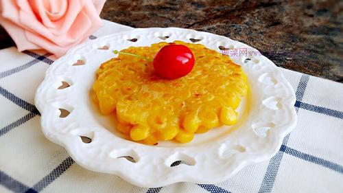 玉米粒饼的做法