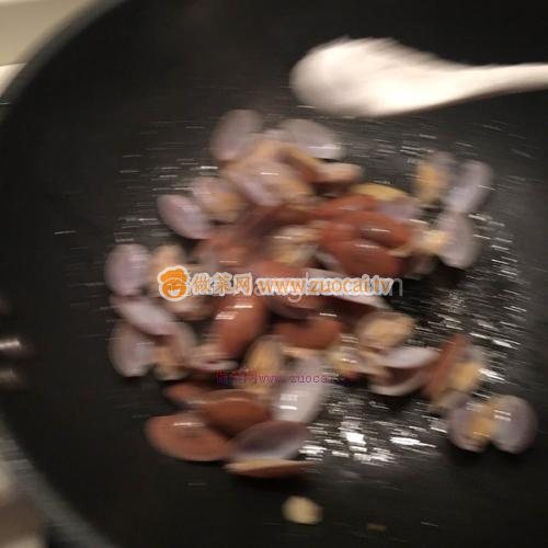 紫苏爆炒花甲的做法