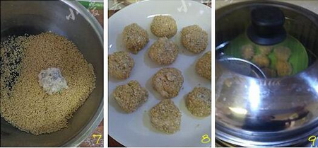 小米豆腐鲜虾丸的做法步骤7-9