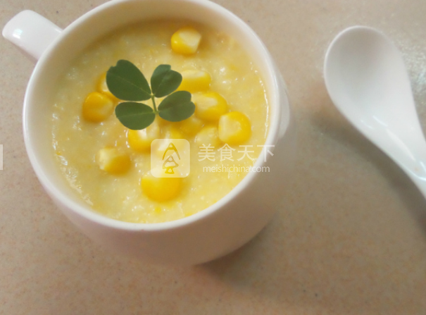 婴儿宝宝辅食——玉米泥米糊的做法