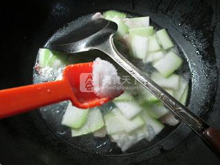 咸肉长瓜煮粉丝 的做法步骤：5