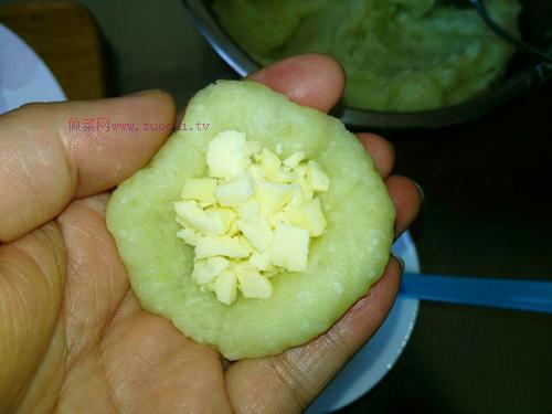 椰香拉丝土豆球的做法