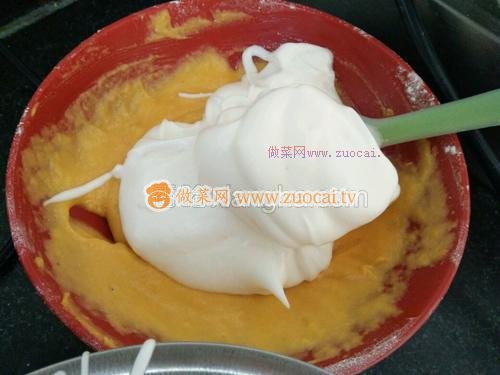 南瓜戚风蛋糕的做法