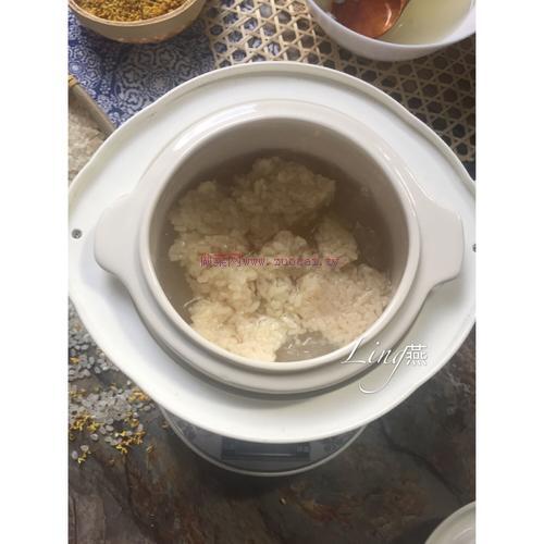 桂花酒酿炖燕窝的做法