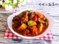 韩式土豆烧牛肉的做法步骤18