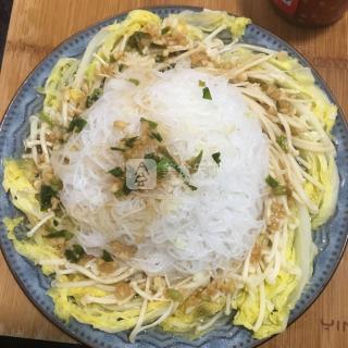 蒜蓉粉丝蒸娃娃菜的做法步骤：9