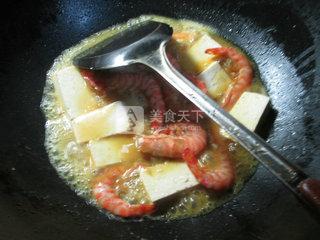 咖喱豆腐基围虾 的做法步骤：5