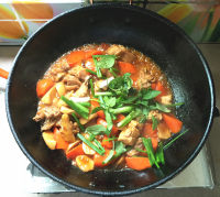 胡萝卜杏鲍菇烧土鸡的做法步骤14