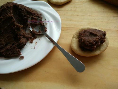 全麦小面包（豆沙馅）的做法