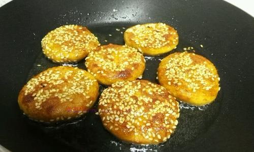 香煎南瓜饼的做法