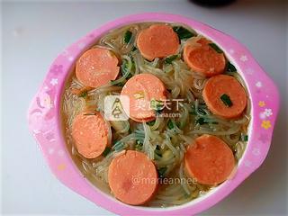火腿肠煮米粉