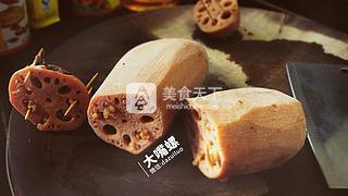滋补红糖糯米藕丨大嘴螺的做法步骤：9